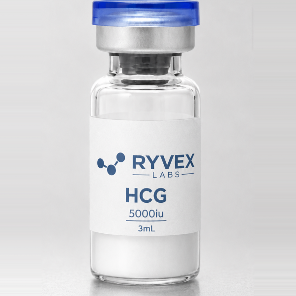 Ryvex Labs HCG 5000iu 3mL research peptide vial